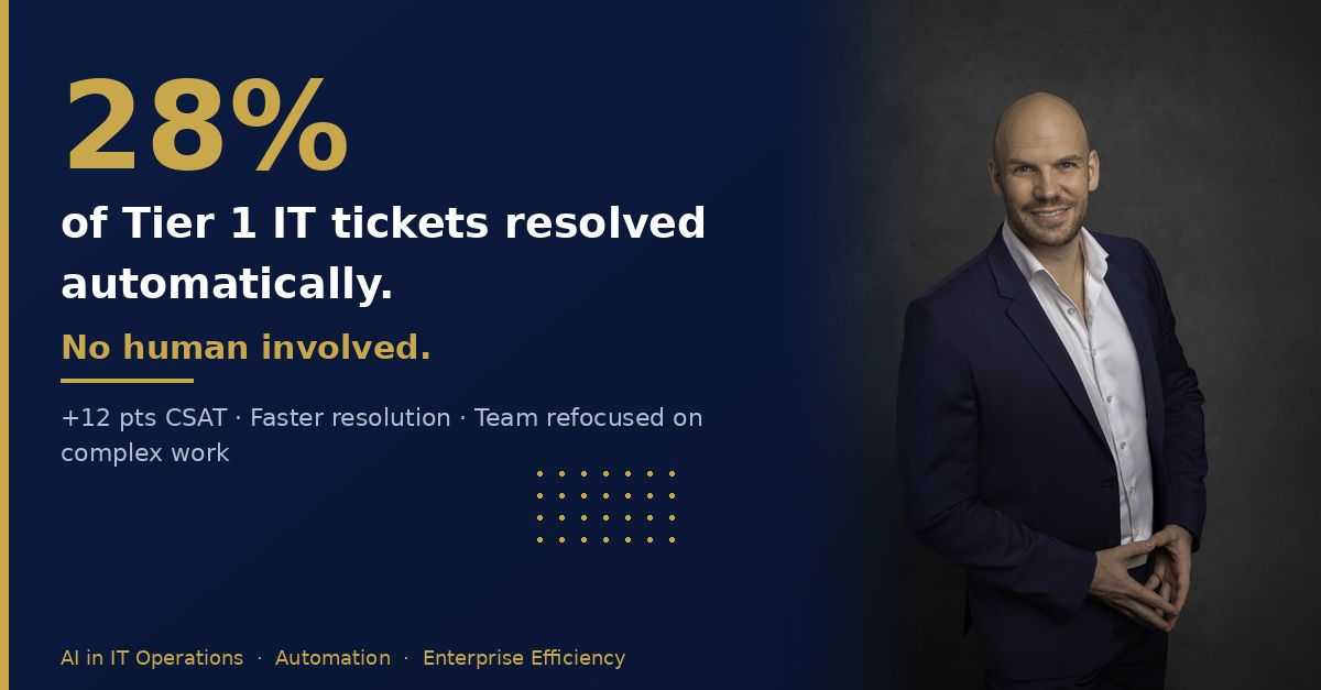 AI-driven IT ticket deflection — Tech-E at GoTo Technologies